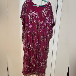 Buddy Love Atlas Sequin Caftan size XL